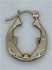 Gold Earrings 14K Yellow Gold 1.3g
